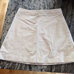 Forever 21 white corduroy skirt